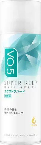 【送料込】サンスター VO5 ヘアスプレイスーパーキープ エクストラハード 無香料 330g ( スタイリングヘアースプレー ) ×24点セット ★まとめ買いでお得!ケース販売 ( 4901616309869 )