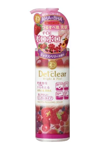 【送料無料・まとめ買い×10】明色化粧品 DETクリア ブライト&ピール ピーリングジェリー ( ミックスベリーの香り ) 180mL×10点セット ( 4902468226052 )