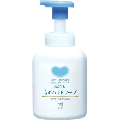 【送料無料・まとめ買い×5】牛乳石鹸 カウブランド 無添加 泡のハンドソープ ポンプ 360ml 本体 ( 手洗 泡タイプ ) ×5点セット ( 4901525002264 )