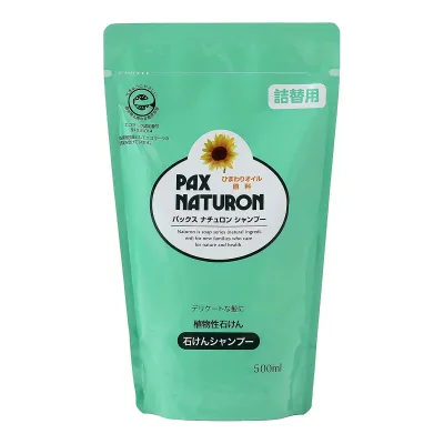 【送料無料・まとめ買い×5】太陽油脂 パックスナチュロン シャンプー つめかえ用 500ml ×5点セット ( 4904735055143 )