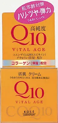 【送料無料・まとめ買い×5】コーセー バイタルエイジ Q10クリーム 40g 弱酸性 無香料 ノンアルコール ( 4971710308921 )