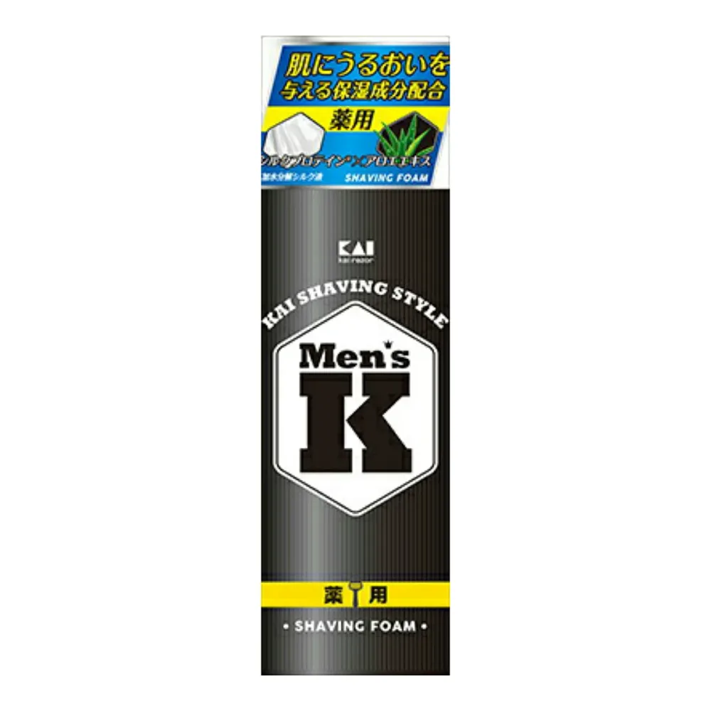 【ケース販売 送料込】 MENS シルクプロテイン配合 薬用シェービングフォーム 220g×48個セット (4901331001352)