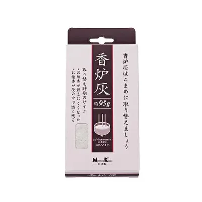 【送料込・まとめ買い×120】日本香堂 香炉灰 約95g入(仏事・墓参用品 香炉用の灰)×120点セット(4902125920187)