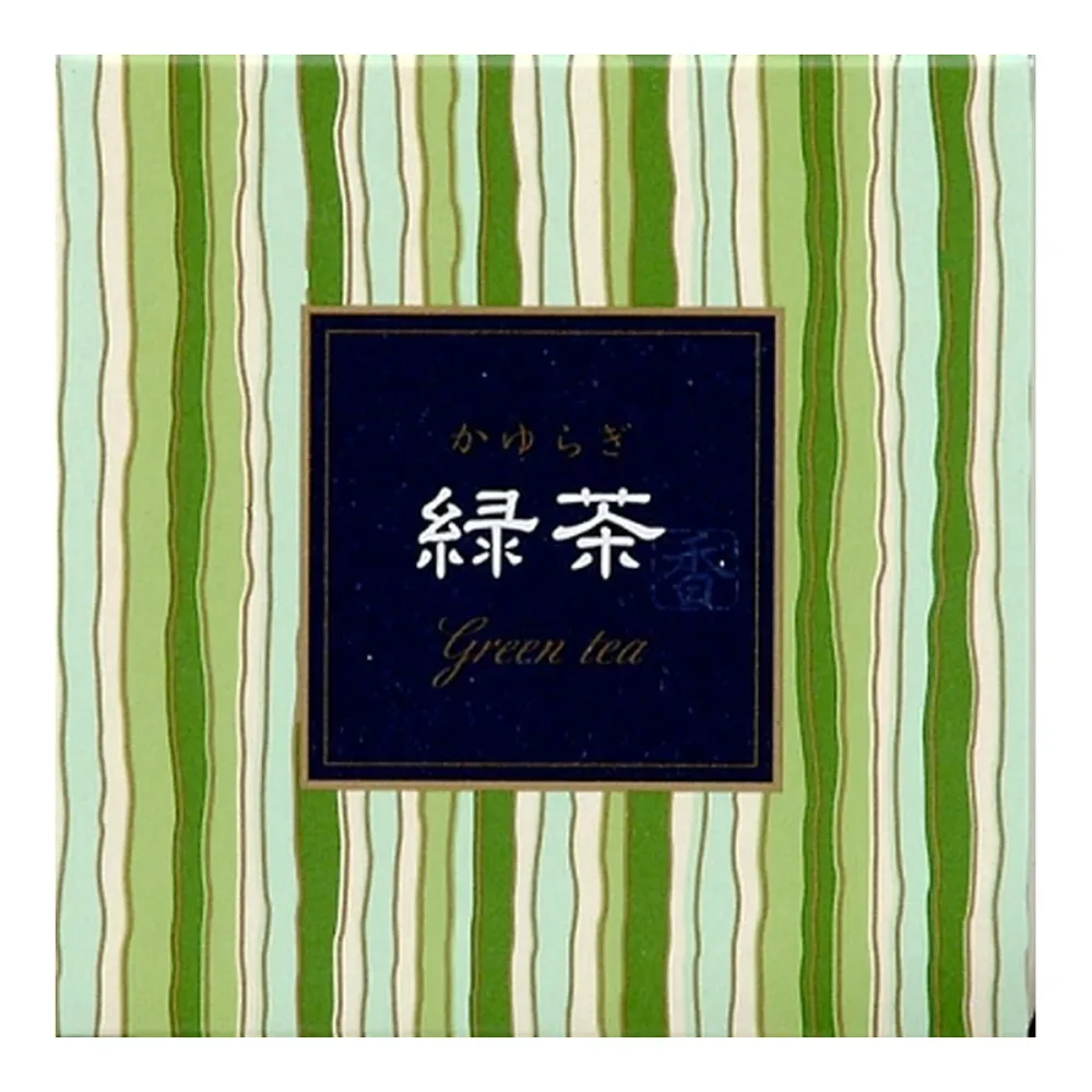 【まとめ買い×006】お香 インセンス 「かゆらぎ 緑茶 コーン型12個入」 ×006点セット(4902125384569)