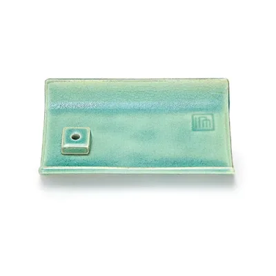 【送料無料・まとめ買い×3】縁 香皿 青磁色 ×3点セット(4902125750135)