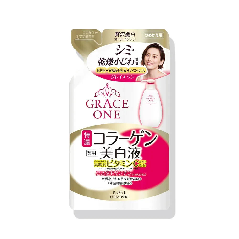 【姫流13周年感謝】 コーセーコスメポート グレイスワン 薬用美白濃密液 特濃コラーゲン つめかえ用 200ml ( 4971710383102 ) ※パッケージ変更の場合あり