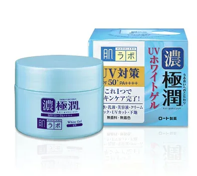 【数量限定】 ロート製薬 肌研 ハダラボ 極潤UVホワイトゲル 90G 本体 SPF50+/PA++++ ( 4987241145676 )※パッケージ変更の場合あり