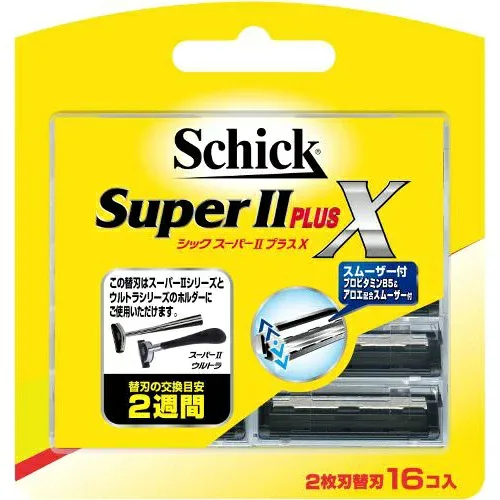 【送料無料・まとめ買い×5】シック スーパー2 プラス 替刃 ( 16コ入 ) ×5点セット(4891228303914)