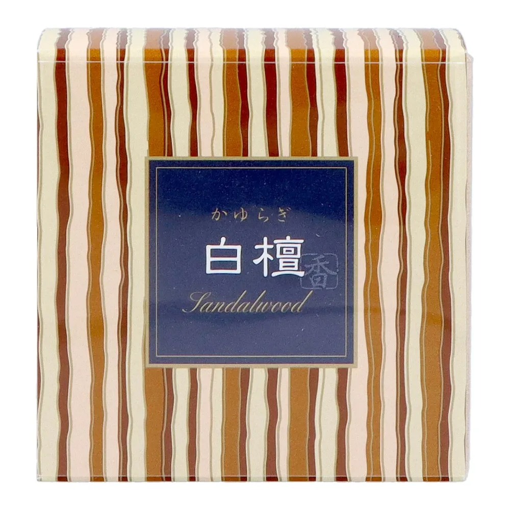 【送料無料・まとめ買い×5】日本香堂 お香 インセンス 「かゆらぎ 白檀 コーン型12個入」×5点セット(4902125384156)