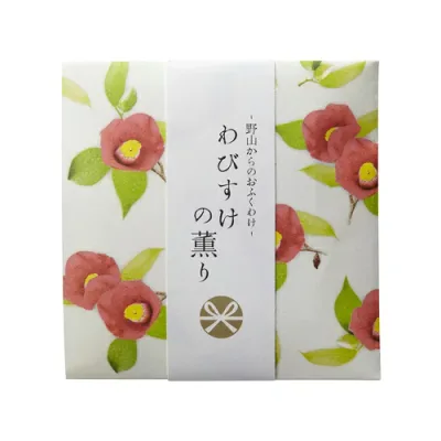 【送料無料・まとめ買い×5】お香 インセンス 「野山からのおふくわけ わびすけの薫り スティック12本入」×5点セット(4902125386266)