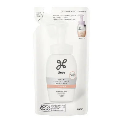 【送料無料・まとめ買い×3】花王 リーゼ パーマもどしフォーム つめかえ用 180ml