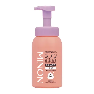 【送料込・まとめ買い×5】第一三共 ミノン 全身シャンプー 泡タイプ 500mL
