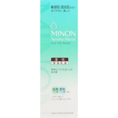 【送料無料・まとめ買い×3】第一三共ヘルスケア ミノン アミノモイスト 薬用 保湿乳液 アクネケア ミルク 100g