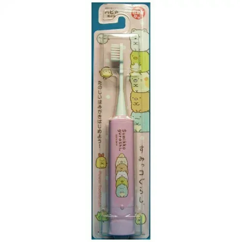 【送料込・まとめ買い×2点セット】ミニマム すみっコぐらし ハピカ ピンク DB-5PSG 電動歯ブラシ