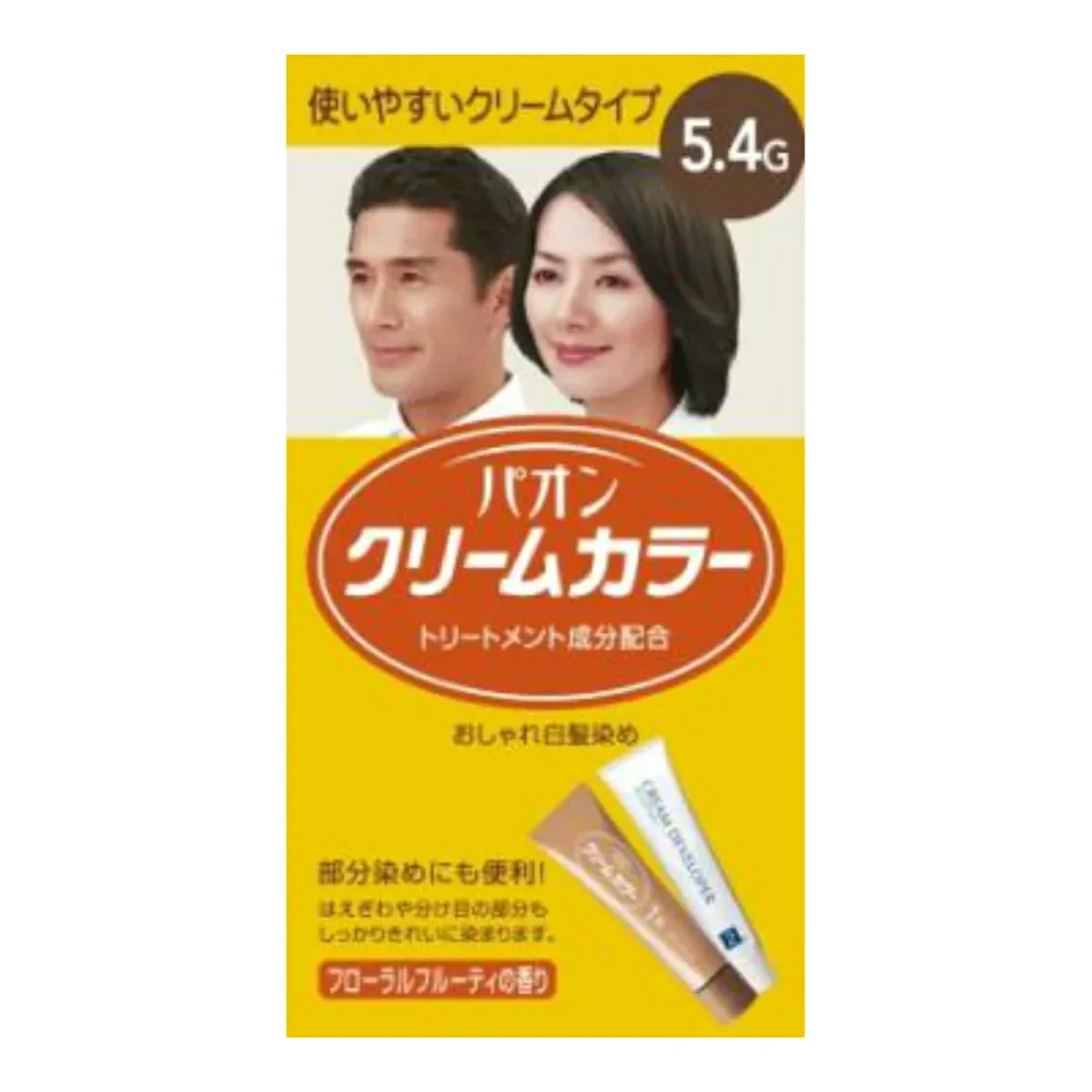 【送料込・まとめ買い×4点セット】シュワルツコフ ヘンケル パオン クリームカラー5.4-G くすんだ濃いめの栗色 ( 4987234130702 )