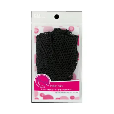 【送料込・まとめ買い×4点セット】貝印 ヘアネット ブラック HL0162(4901601277890)