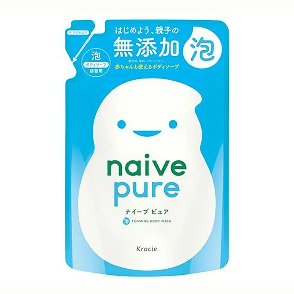 【送料込・まとめ買い×5点セット】クラシエ ナイーブピュア 泡ボディソープ 詰替用 450ml