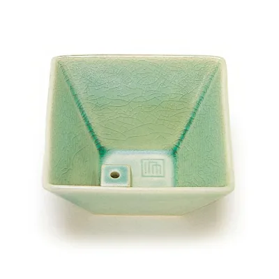 【送料込・まとめ買い×5点セット】縁 香器 青磁色