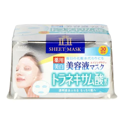 【送料込・まとめ買い×6点セット】コーセーコスメポート クリアターンエッセンスマスク 30回分 ( トラネキサム酸 ) 医薬部外品 ( 4971710382037 )