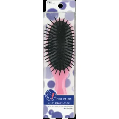 【送料込・まとめ買い×7点セット】貝印 HL0012SS ポリ ヘアブラシ 1本入