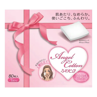 【送料込・まとめ買い×7点セット】丸三産業 ふわピュア ソフトリッチコットン 80枚入 ( 4973202206210 )