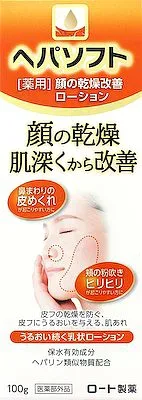 【送料込・まとめ買い×7点セット】ロート製薬 ヘパソフト 薬用 顔ローション 100G 医薬部外品 ( 4987241144693 )