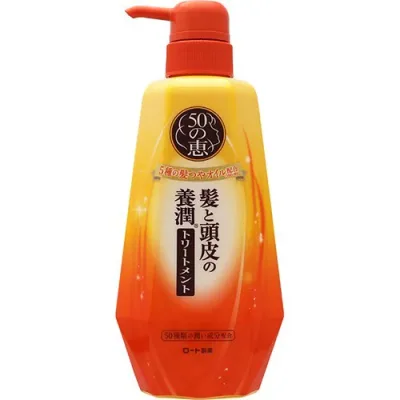 【送料込・まとめ買い×7点セット】ロート製薬 50の恵 髪と頭皮の養潤トリートメント ( 内容量:400ML ) ( 4987241145713 )