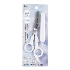 【送料込・まとめ買い×8点セット】貝印 ヘアスキハサミ ( キャップ付 ) ( 4901601261042 )