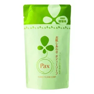 【送料込・まとめ買い×8点セット】太陽油脂 パックス お肌しあわせボディーソープ 詰替用 350ml ( ボディウォッシュ つめかえ ) ( 4904735055266 )