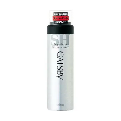 【送料込・まとめ買い×8点セット】マンダム ギャツビー セット&キープスプレー スーパーハード 180g 男性用スタイリングスプレー ( 4902806582888 )