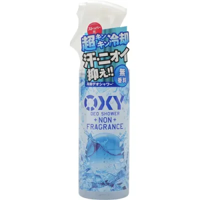 【送料込・まとめ買い×8点セット】ロート製薬 オキシー ( OXY ) 冷却デオシャワー 無香料 200ml 男性用デオドラントスプレー (4987241128143 )