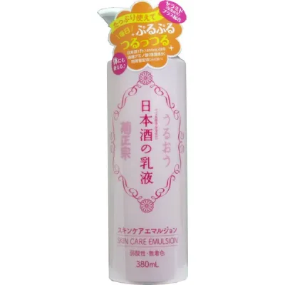 【送料込・まとめ買い×9点セット】菊正宗 日本酒の乳液 380ml スキンケアエマルジョン 本体 弱酸性 無着色 ( 4971650800738 )