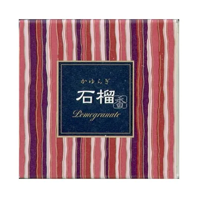 【送料込・まとめ買い×9点セット】お香 インセンス 「かゆらぎ 石榴 コーン型12個入」