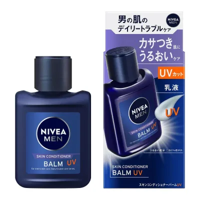 【送料込・まとめ買い×3個セット】花王 ニベアメン スキンコンディショナー バーム UV 110ml