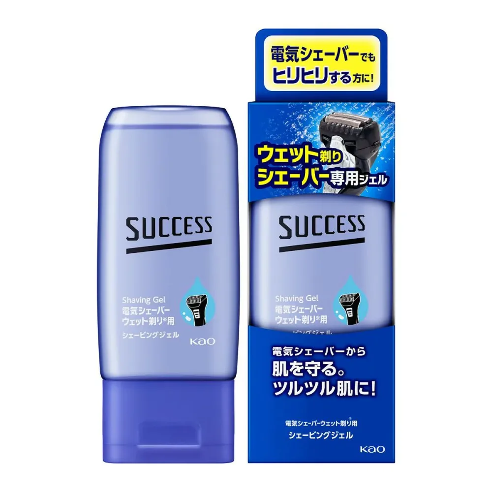 【送料込・まとめ買い×2個セット】花王 サクセス ウェット剃りシェーバー専用ジェル 180g
