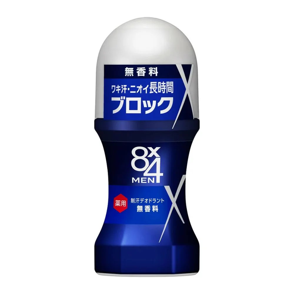 【送料込・まとめ買い×2個セット】花王 8x4 エイトフォーメン ロールオン 無香料 60ml