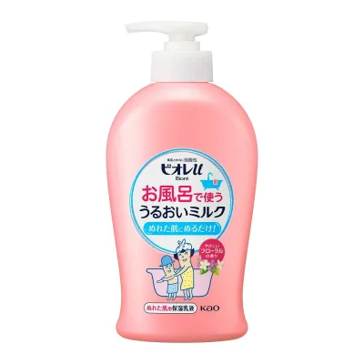 【送料込・まとめ買い×6個セット】花王 ビオレu お風呂で使ううるおいミルク フローラル 300ml