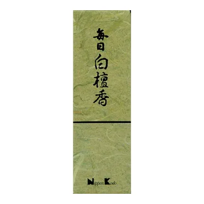【送料込・まとめ買い×10個セット】日本香堂 毎日 白檀香 スティック 24本入 お香