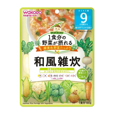 【送料込】 和光堂 グーグーキッチン 1食分の野菜が摂れる 和風雑炊 100G 1個