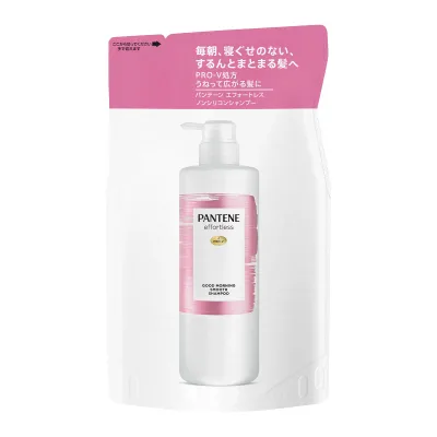 【送料込・まとめ買い×2点セット】P&G パンテーン エフォートレス グッドモーニングスムース シャンプー 350ml つめかえ用