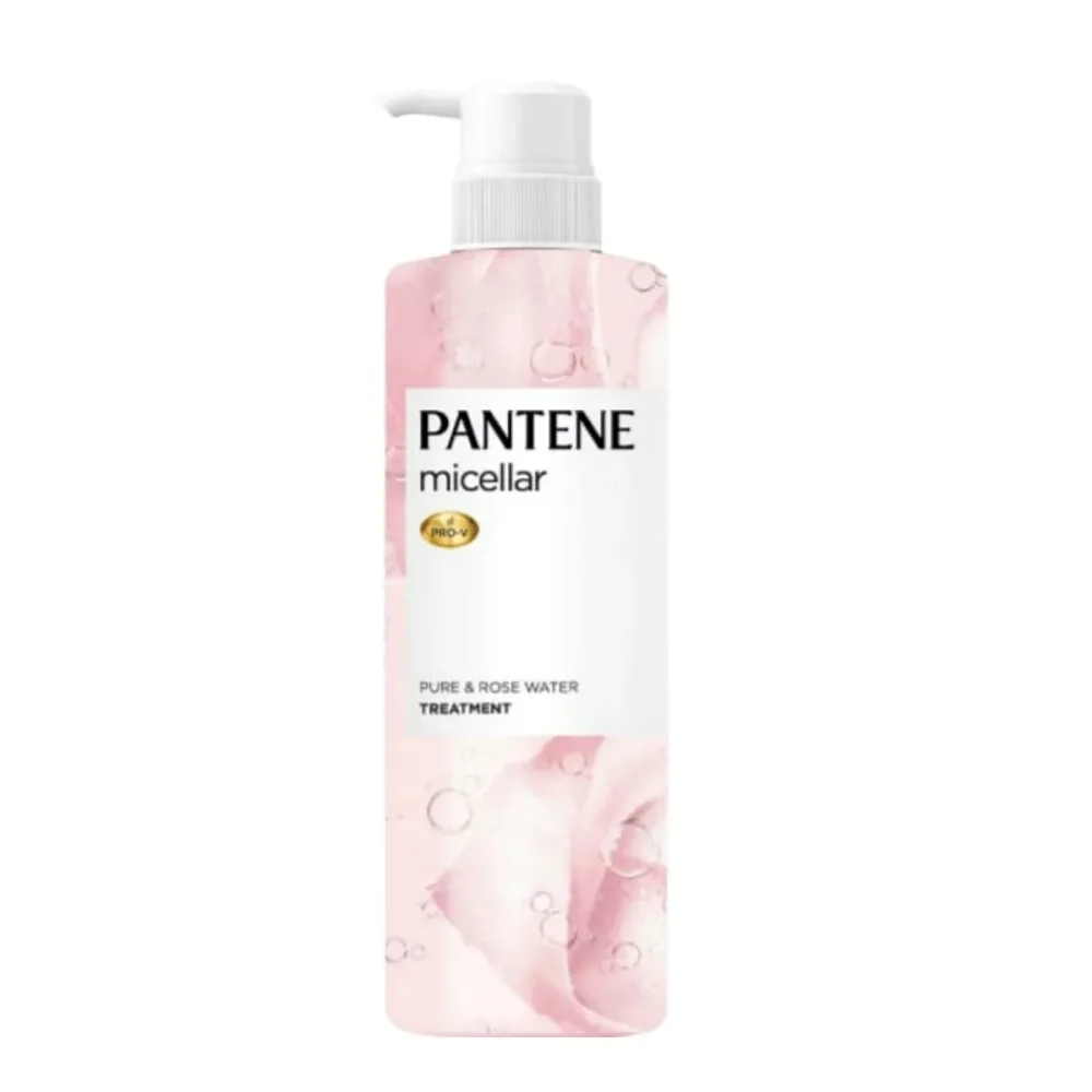 【送料込・まとめ買い×5点セット】P&G パンテーン ミセラー ピュア&ローズウォーター トリートメント ポンプ 500g