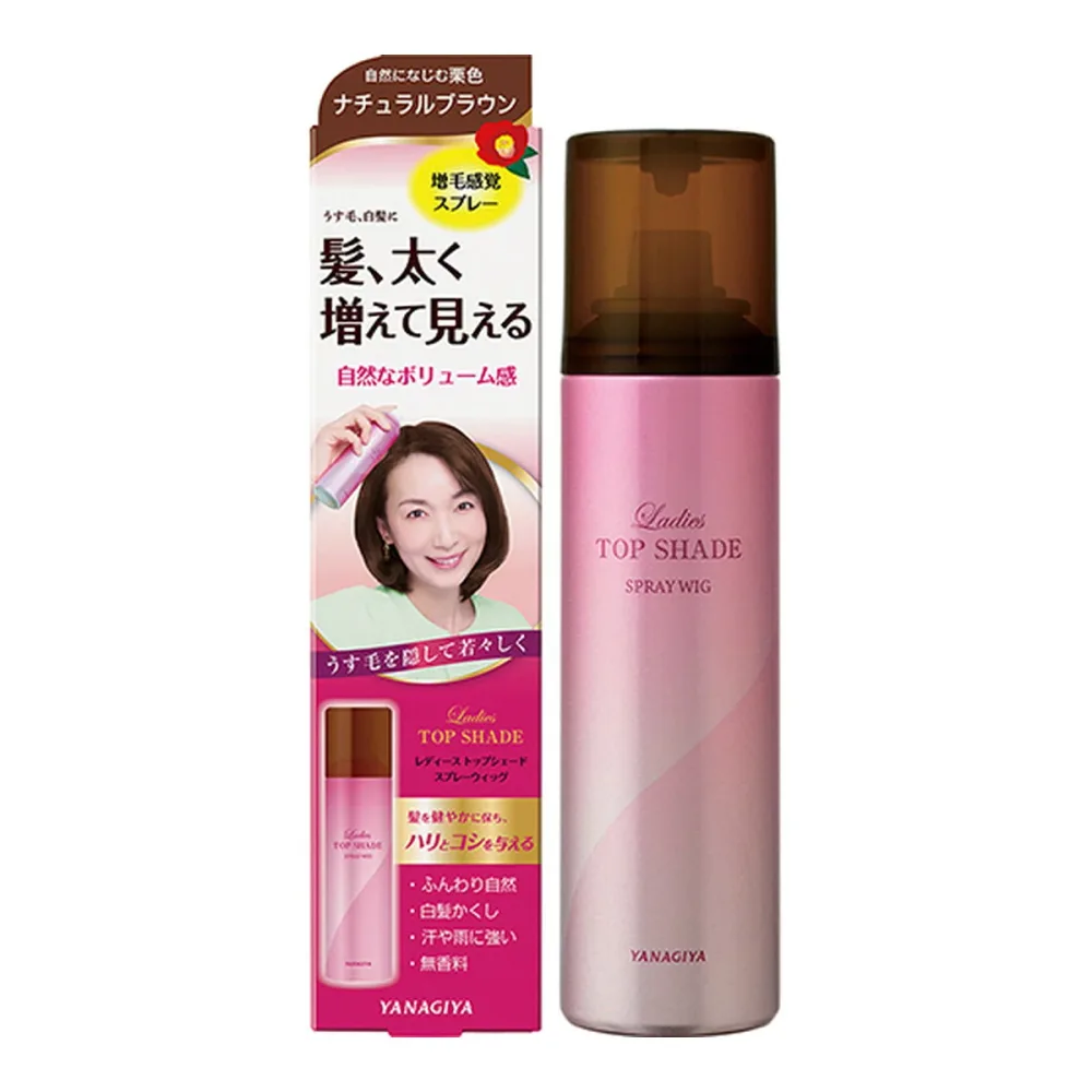 【送料込】柳屋本店 レディース トップシェード スプレーウィッグ 自然になじむ栗色 100g 1個
