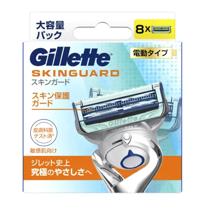 【送料込・まとめ買い×40個セット】P&G ジレット スキンガード パワー 替刃 8B 8個入