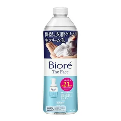 花王 ビオレ ザフェイス モイスト つめかえ用 340mL 泡洗顔料