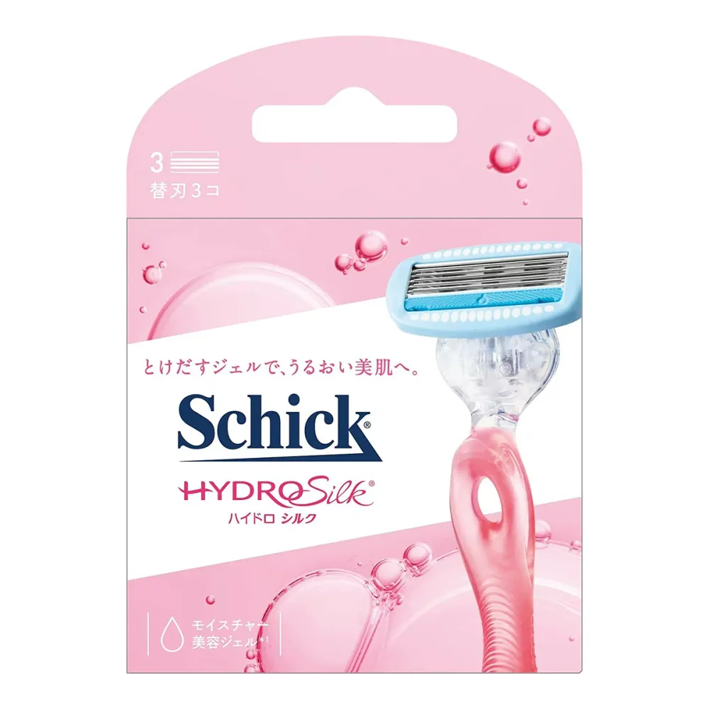 【送料込・まとめ買い×10点セット】Schick ハイドロシルク 替刃 3コ入
