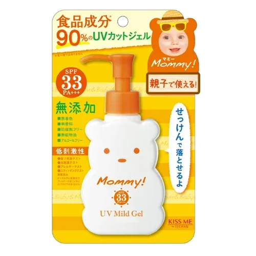 【送料込・まとめ買い×4点セット】伊勢半 マミー キスミー UVマイルドジェルN 100G SPF33 PA+++ 低刺激性 ( 日焼け止め ) ( 4901433074902 )