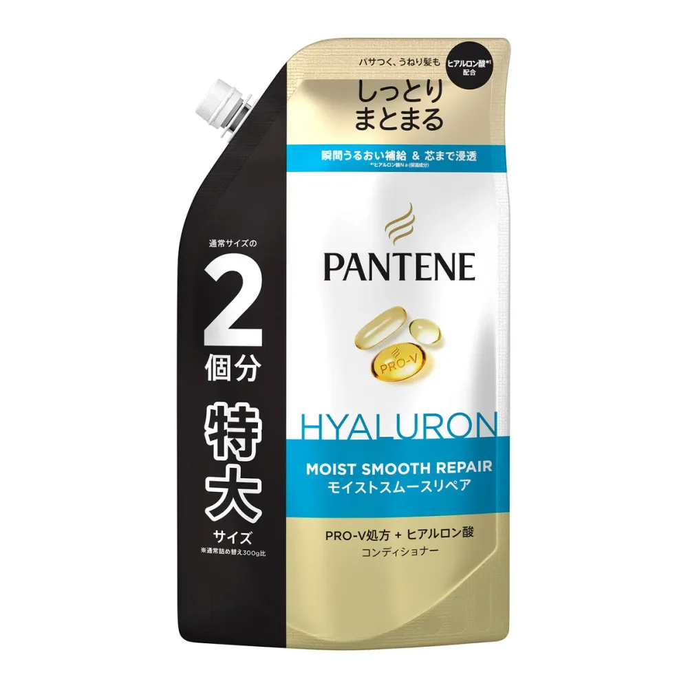 【送料込・まとめ買い×4点セット】P&G パンテーン モイストスムースリペア コンディショナー つめかえ用 特大サイズ 600g