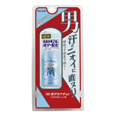 【送料込・まとめ買い×4点セット】シービック 薬用 男デオナチュレ ソフトストーンW 20g 医薬部外品(4971825016674)