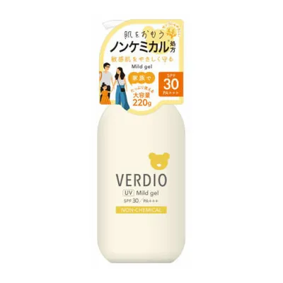 【送料込・まとめ買い×4点セット】近江兄弟社 ベルディオ UV マイルド ジェル N 220g 本体(4987036535293) 日焼け止め