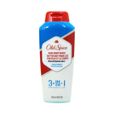 オールドスパイス ハイエンデュランス ボディウォッシュ ヘア&ボディ コンディショニング 532ml 本体(0037000123538)※パッケージ変更の場合あり